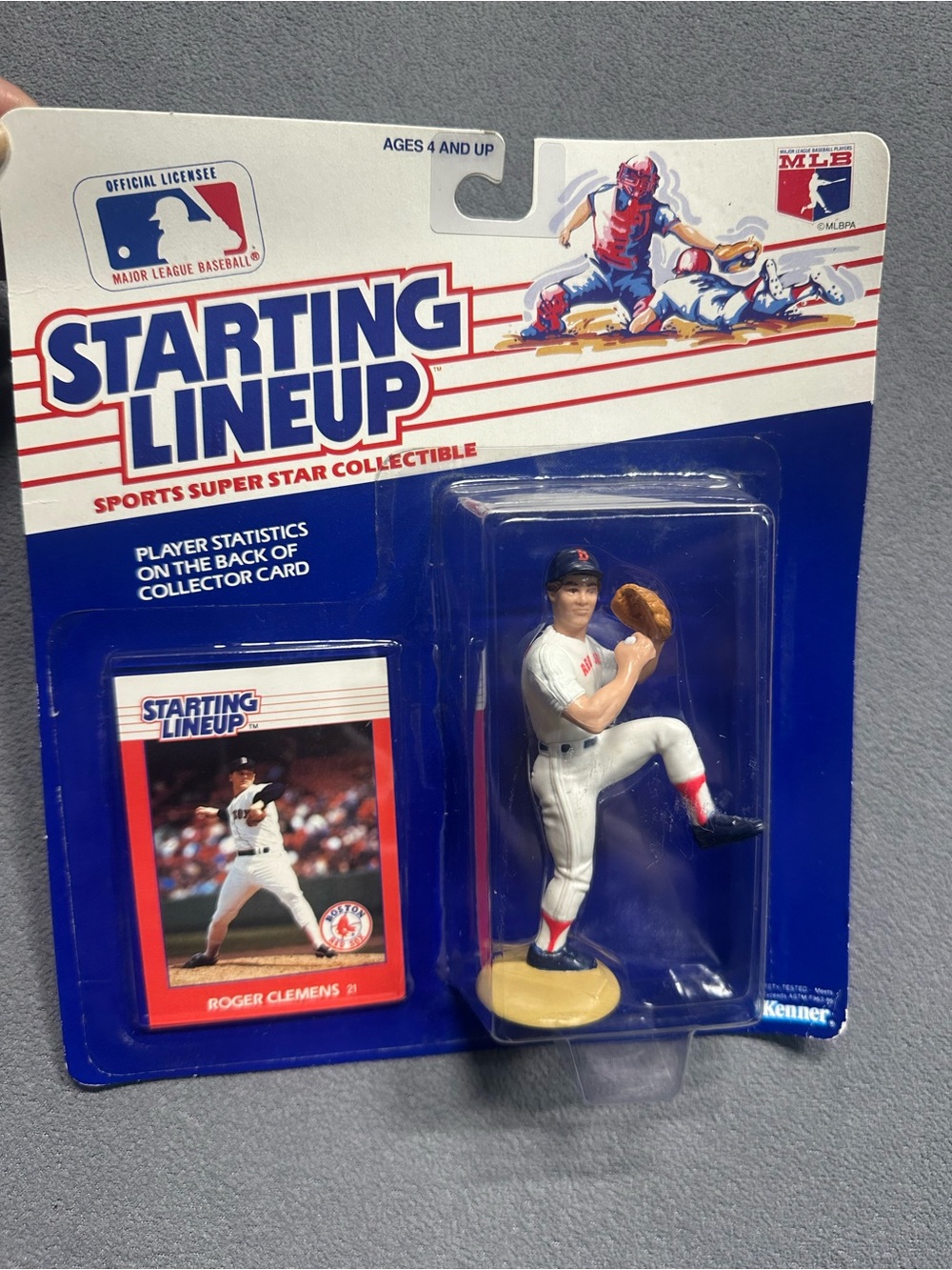 Starting Lineup Roger Clemens Pitcher Figure - White & Blue